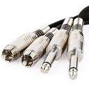 Ver imagem 2 de Cabo 2 P10 Mono para 2 Rca Santo Angelo - 10 Metros