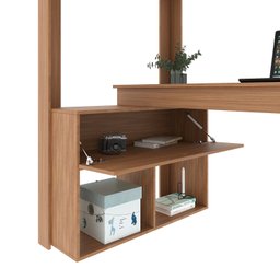 Cama Office Solteiro Adulto com Escrivaninha Star Light Casatema - 8