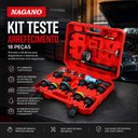 Ver imagem 2 de Kit Teste Arrefecimento 18 Peças com Manômetro Adaptadores Diagnóstico Automotivo
