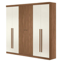 Ver imagem 2 de Guarda Roupa Casal 6 Portas 4 Gavetas - Santos Andira Buriti Jatoba Areia