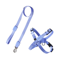 Ver imagem 6 de Peitoral Ajustável em X e Guia para Cães Violeta - P