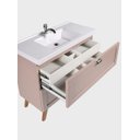 Ver imagem 7 de Gabinete para Banheiro com Cuba e Espelho com LED 80cm Retro MDF Rosa Milano - On Móveis