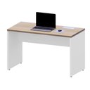Ver imagem 4 de Plataforma Trabalho 120cm X 60cm 1 Cx de Tomada Pé Painel F5 Cor:macadâmia com Branco