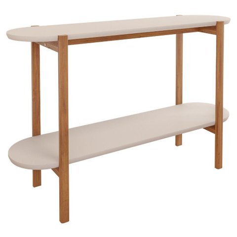 Aparador Pes Madeira Maciça 135 Cm 21377 Off White Natuem