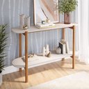 Ver imagem 4 de Aparador Pes Madeira Maciça 135 Cm 21377 Off White Natuem