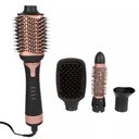 Ver imagem 1 de Escova Secadora de cabelo com 4 cabeças intercambiáveis Elle Première 1000W Preta