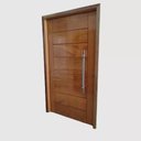 Ver imagem 1 de Porta Pivotante de Madeira Angelim Maciça (a) 214 X 097 (l) C/batente de 14cm com Puxador e Fechadur