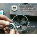 Ver imagem 3 de 100 Un. Suporte Plástico Aplicável Rolamento 608 Substitui Buchas de Ventiladores