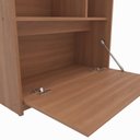 Ver imagem 5 de Estante de Livros 70CMX180CM 1 Porta Montreal Marrom/Freijó
