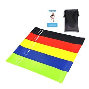 Kit 5 Super Mini Bands Fita Exercicio para Malhar Aerobico Alongamento Elasticos