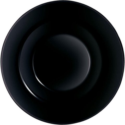 Luminarc Friend's Time Prato Pasta 4x28x28cm Vidro Temperado Preto