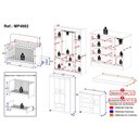 Ver imagem 4 de Quarto de Bebê Completo C/ Berço Americano 3 em 1 Colchão Doçura Multimóveis Mp4662 Branco/off