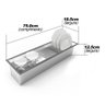 Calha Úmida Escorredor de Louça Gourmet Saro CL75 Inox - 3