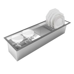 Calha Úmida Escorredor de Louça Gourmet Saro CL75 Inox - 2