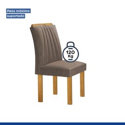 Conjunto Mesa Bella Ripada 120cm com 4 Cadeiras Arizona Tampo Bella com Vidro - 9
