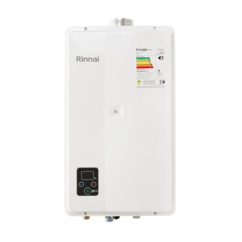 Aquecedor Rinnai 32,5 Litros E33 Feh Glp Branco (digital) + Kit Ligação de 40cm