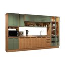 Ver imagem 3 de Cozinha Modulada Kappesberg 10 Peças Vibra C10p17 Canela/grafite Lacca
