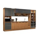 Ver imagem 4 de Cozinha Modulada Kappesberg 10 Peças Vibra C10p17 Canela/grafite Lacca