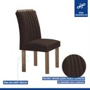 Ver mais imagens de Conjunto Mesa Arizona 120cm com 4 Cadeiras Arizona Tampo Smart Plus com Vidro