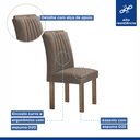 Ver imagem 7 de Conjunto Mesa Arizona 120cm com 4 Cadeiras Arizona Tampo Smart Plus com Vidro