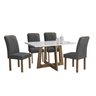 Conjunto Mesa Arizona 120cm com 4 Cadeiras Arizona Tampo Smart Plus com Vidro - 15