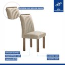 Ver imagem 7 de Conjunto Mesa Arizona 120cm com 4 Cadeiras Arizona Tampo Smart Plus com Vidro