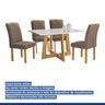 Conjunto Mesa Arizona 120cm com 4 Cadeiras Arizona Tampo Smart Plus com Vidro - 16