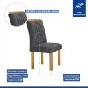 Ver imagem 7 de Conjunto Mesa Arizona 120cm com 4 Cadeiras Arizona Tampo Smart Plus com Vidro