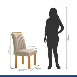 Conjunto Mesa Bella Ripada 120cm com 4 Cadeiras Arizona Tampo Bella com Vidro - 10