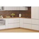 Ver imagem 3 de Multiuso de Cozinha Kit de Rodapé de Canto Multilinha 80x52x10cm Nature - Nesher