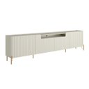 Ver imagem 2 de Rack para Sala 4 Portas Brisadas Mdf L220 X A65cm