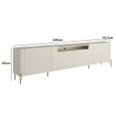 Ver imagem 3 de Rack para Sala 4 Portas Brisadas Mdf L220 X A65cm