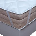Ver imagem 3 de Pillow Top King 193x203 6cm Macio Antialergico com Elastico Protetor Colchao Conforto Cama