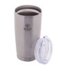 Copo Térmico Aço Inox Prata C/parede Dupla e Tampa 600ml Wolff - 4