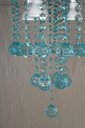 Ver imagem 3 de Lustre De Acrílico Em Alto Brilho Azul Tiffany Para Quarto:25cm/Bivolt