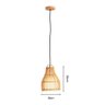 Lustre Pendente Skylight Ôtaki 4051 Rattan E27 Bivolt - 4