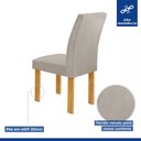 Ver mais imagens de Conjunto Mesa Arizona 120cm com 4 Cadeiras Canela Tampo Redondo Plus com Vidro