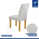 Ver mais imagens de Conjunto Mesa Arizona 120cm com 4 Cadeiras Canela Tampo Redondo Plus com Vidro