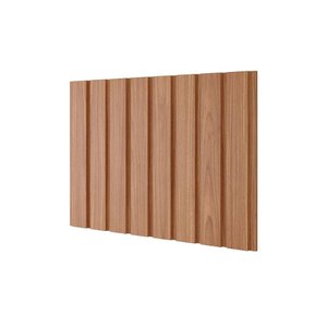 Fechamento de Cozinha Modulado Painel Ripado Gourmet Eloise 80cm Freijo - Mgm
