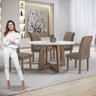 Conjunto Mesa Arizona 120cm com 4 Cadeiras Arizona Tampo Redondo Plus com Vidro - 11