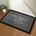 Ver imagem 1 de 1 Tapete Porta Capacho Bem Vindo Lux Antiderrapante Cz 40x60