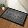 1 Tapete Porta Capacho Bem Vindo Lux Antiderrapante Cz 40x60 - 1