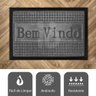 1 Tapete Porta Capacho Bem Vindo Lux Antiderrapante Cz 40x60 - 4