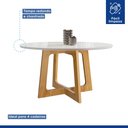 Ver imagem 4 de Conjunto Mesa Arizona 120cm com 4 Cadeiras Arizona Tampo Redondo Plus com Vidro