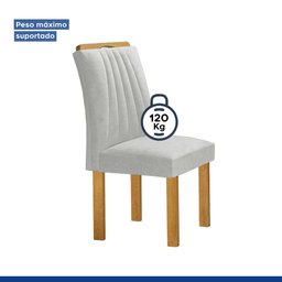 Conjunto Mesa Arizona 120cm com 4 Cadeiras Arizona Tampo Redondo Plus com Vidro - 9 Conjunto Mesa Arizona 120cm com 4 Cadeiras Arizona Tampo Redondo Plus com Vidro - 9