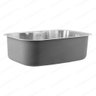 Cuba Inox Pia Gourmet Embutir Escovado 63x43 cm Guimmis.casa - 3