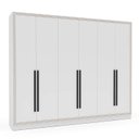 Ver imagem 4 de Guarda Roupa Casal 242,1cm com 6 Portas e 4 Gavetas 240834 Valência Politorno Móveis