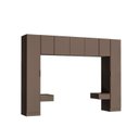 Ver imagem 3 de Guarda-Roupa Planejado 7 Peças com 7 Portas Orion CabeCasa MadeiraOriginals Marrom/Mocha