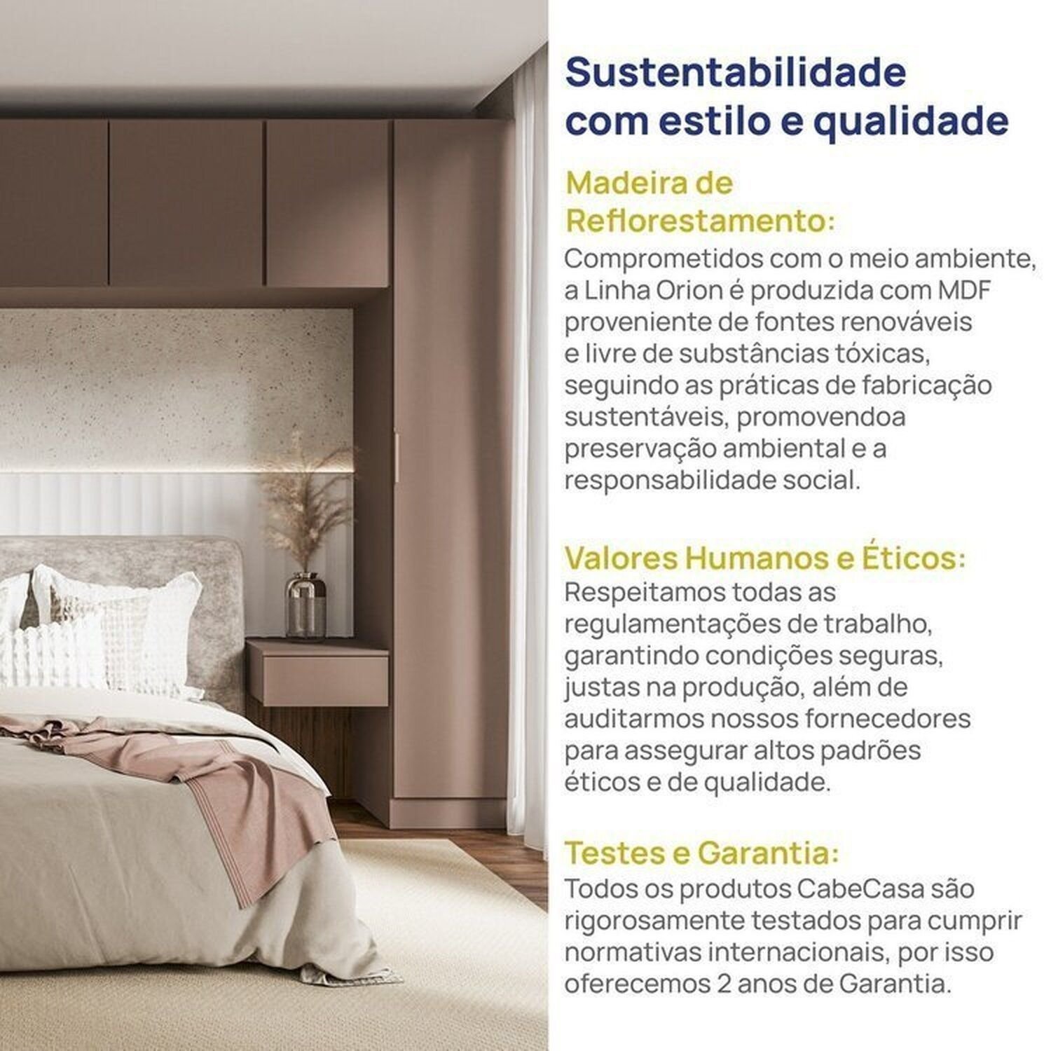 Guarda-Roupa Modulado 7 Peças com 7 Portas Orion CabeCasa