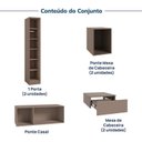 Ver imagem 5 de Guarda-Roupa Planejado 7 Peças com 7 Portas Orion CabeCasa MadeiraOriginals Marrom/Mocha